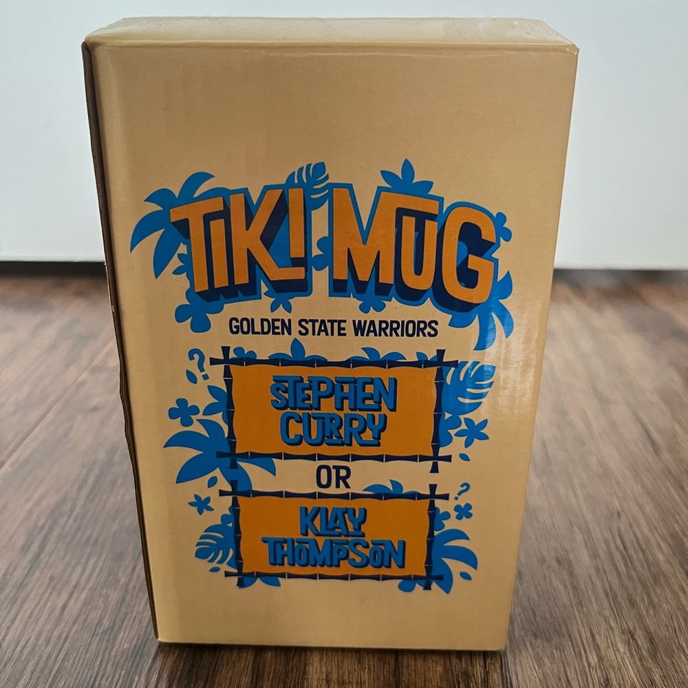 Golden State Warriors Tiki Mug, Steph Curry, New in box